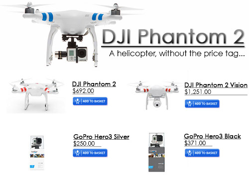 DJI Phantom 2 Flying Camera